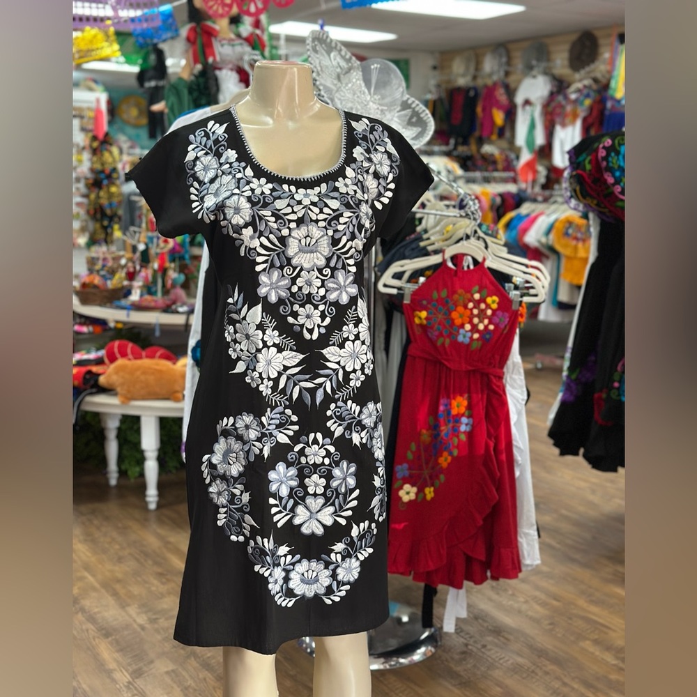 Susana Embroidered Mini Dress - Picture 6 of 8